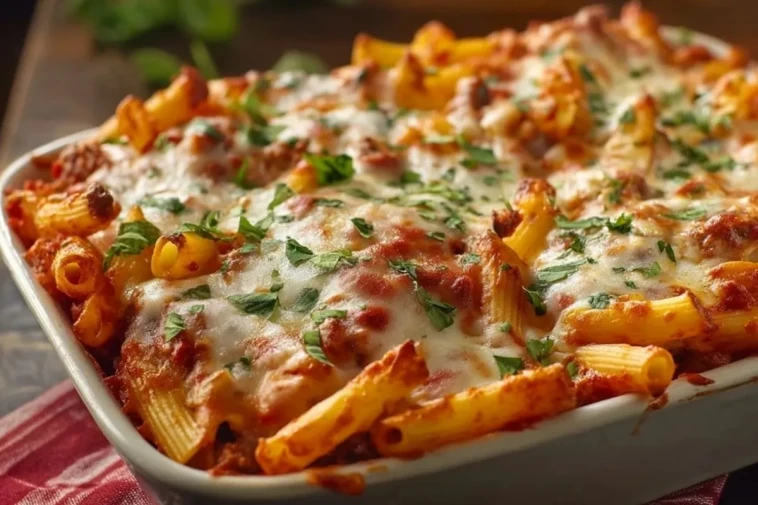 Ziti Au Four Avec Saucisse Italienne