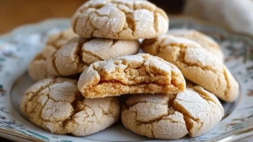 Biscuits Craquelés Au Sirop DÉrable Et Au Sucre Brun
