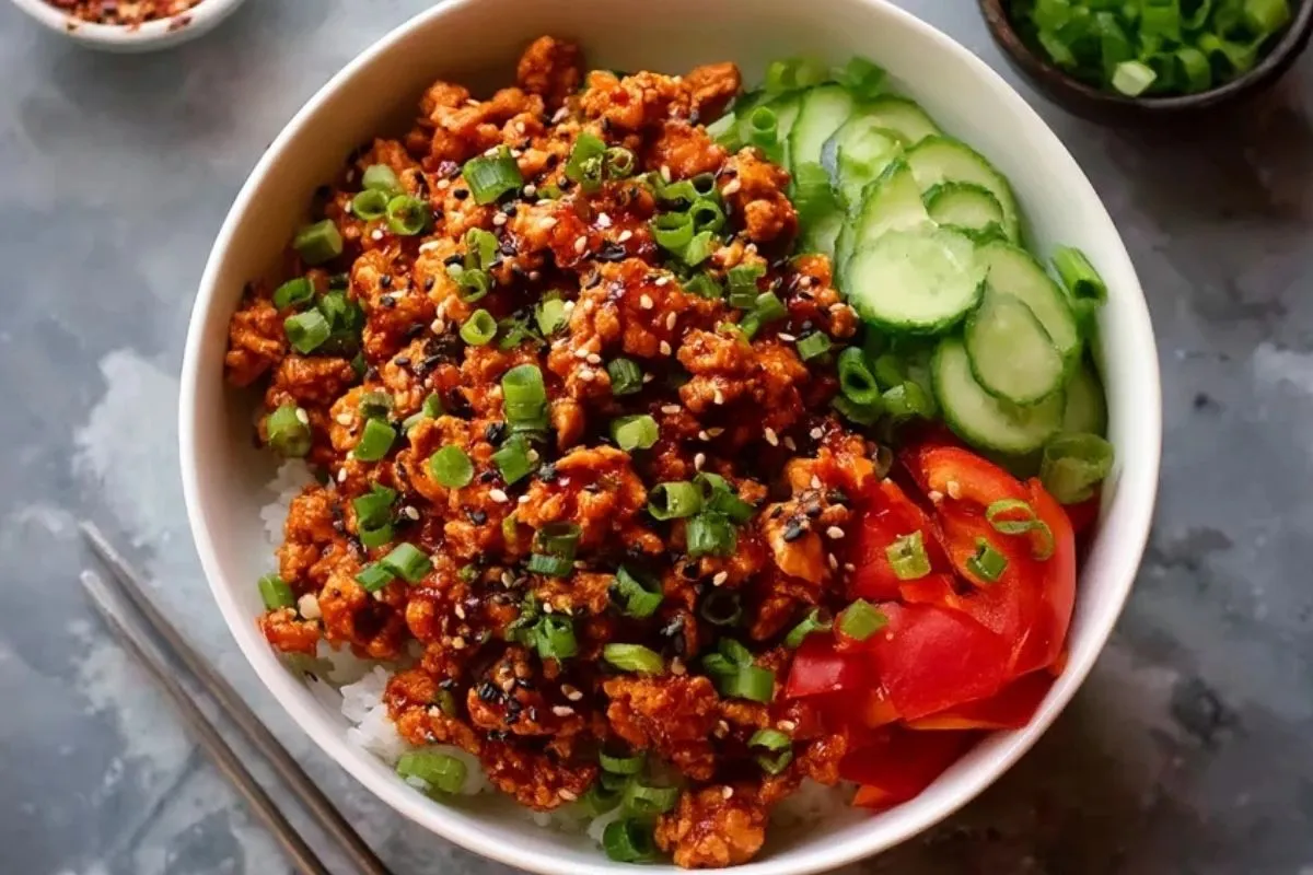 Bols De Poulet Épicé Simple