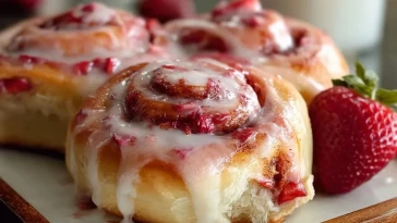 Brioches À La Fraise Et À La Cannelle