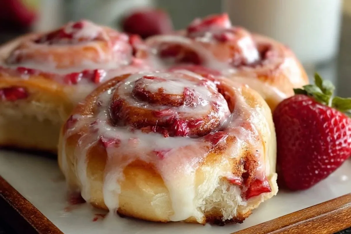 Brioches À La Fraise Et À La Cannelle