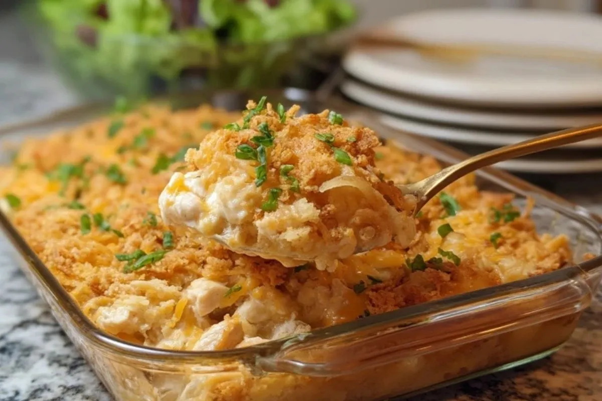 Casserole de Poulet aux Crackers Ritz