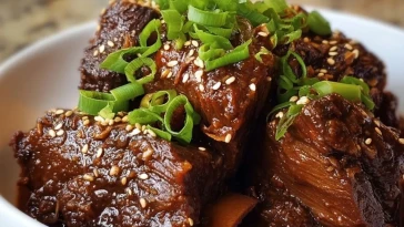 Côtes De Bœuf Coréennes À La Mijoteuse