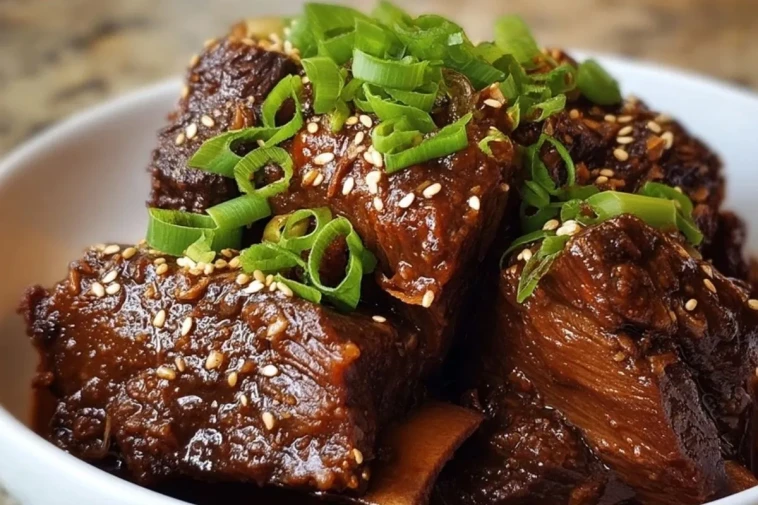 Côtes De Bœuf Coréennes À La Mijoteuse