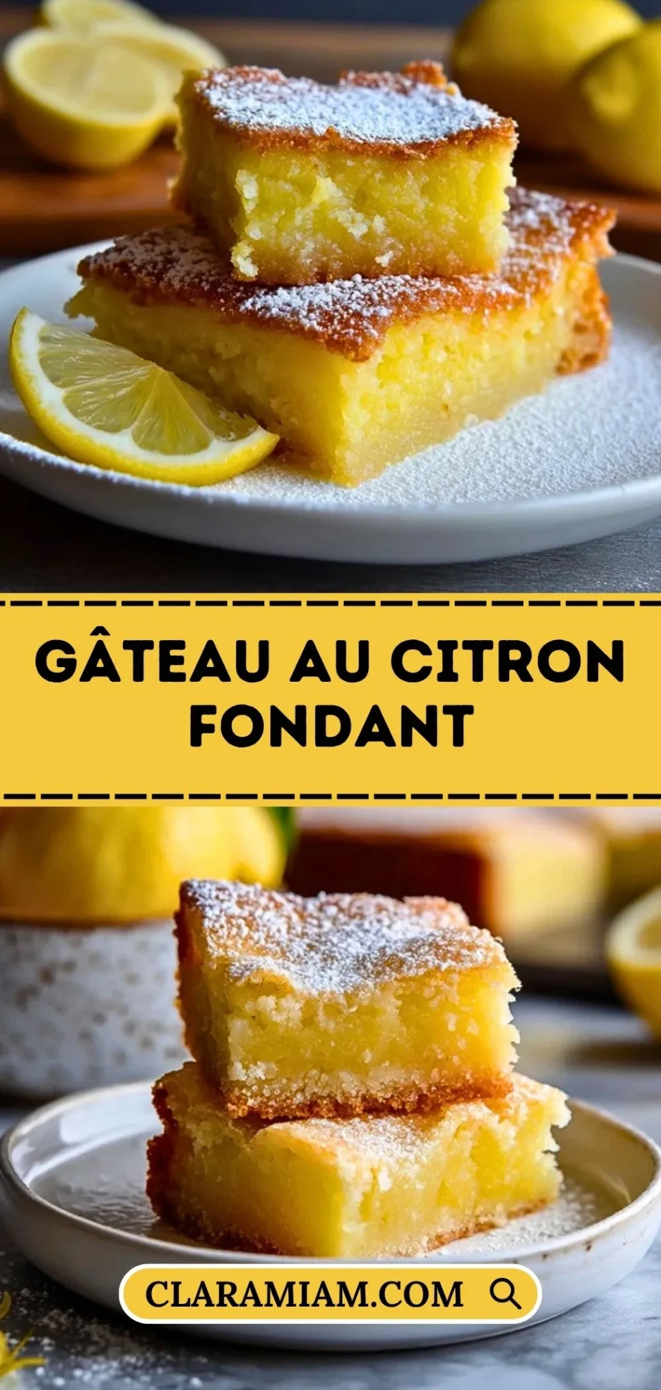 Gâteau Au Citron Fondant - Pin 1