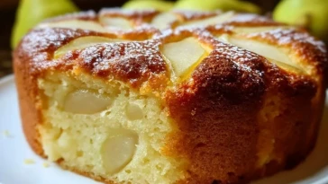 Gâteau Aux Poires Italiennes