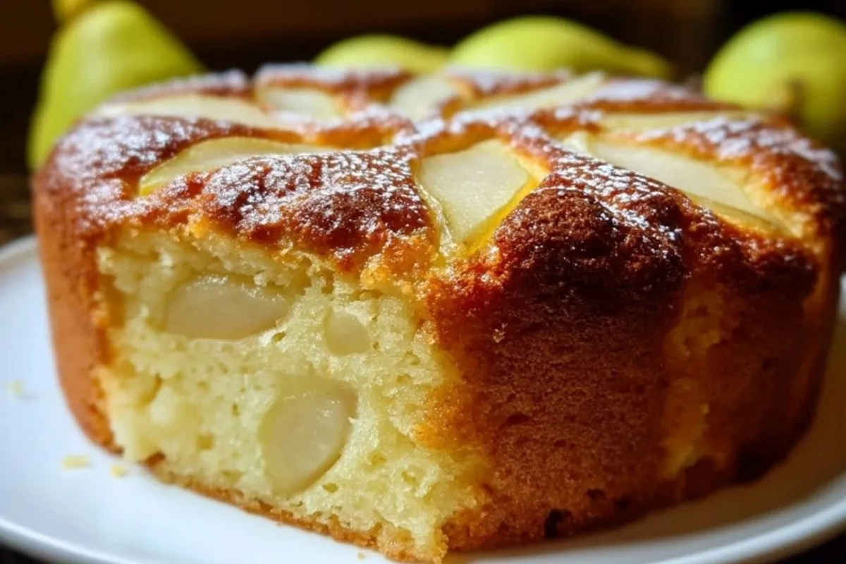 Gâteau Aux Poires Italiennes