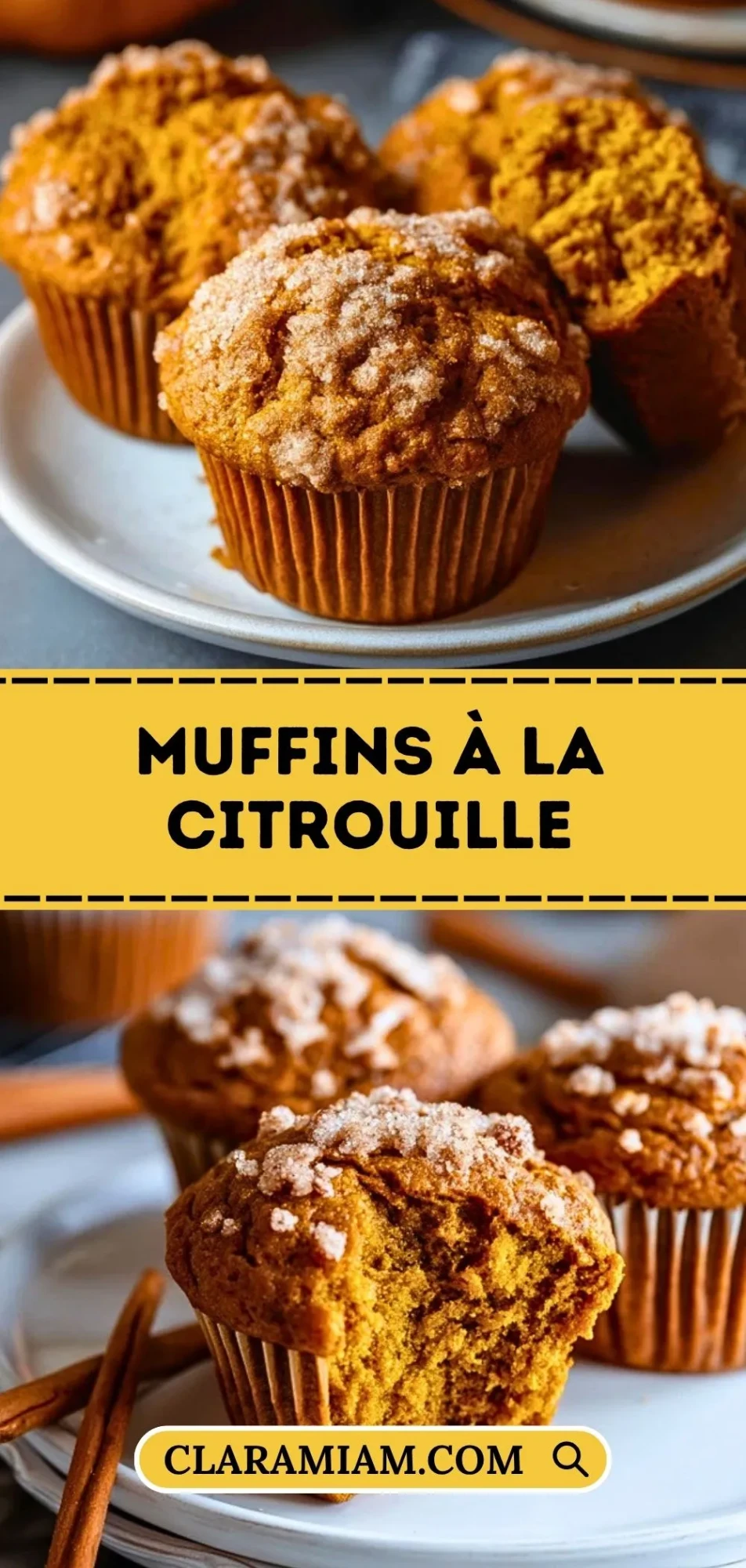 Muffins à la Citrouille - Pin 1