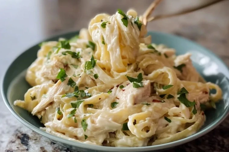 Pâtes Alfredo au Poulet en Cocotte Minute
