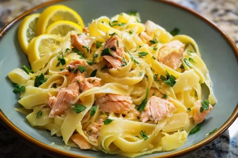 Pâtes Au Citron Et Saumon