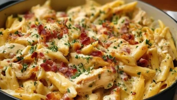 Pâtes Au Poulet Confortantes