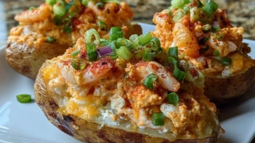 Pommes De Terre Farcies Aux Fruits De Mer Cajun