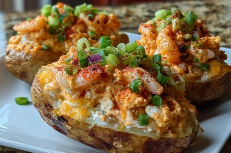 Pommes De Terre Farcies Aux Fruits De Mer Cajun