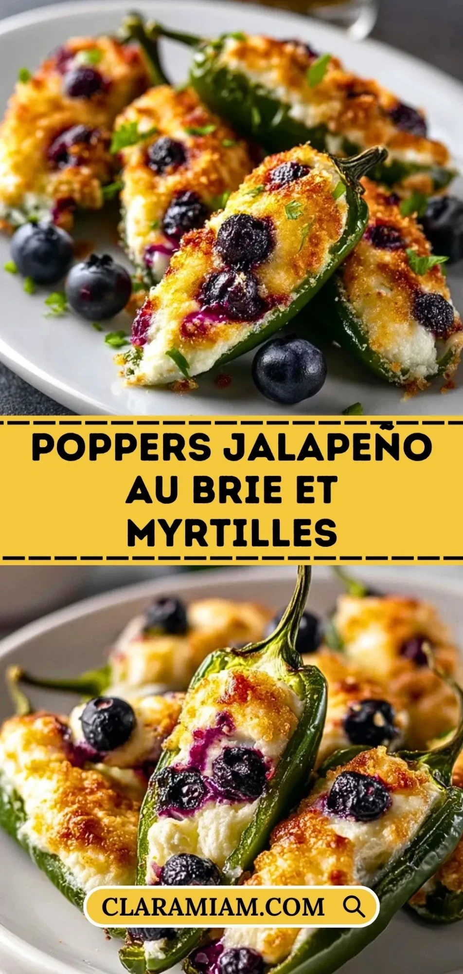 Poppers Jalapeño Au Brie Et Myrtilles - Pin 1 (1)