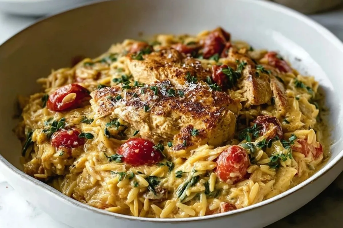 Poulet Marry Me Classique avec Orzo