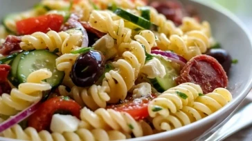 Salade De Pâtes Italienne Simple