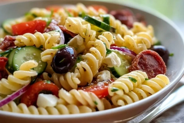 Salade De Pâtes Italienne Simple