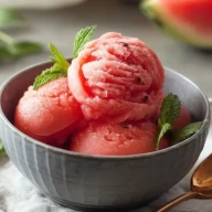 Sorbet de Pastèque Sans Sucre