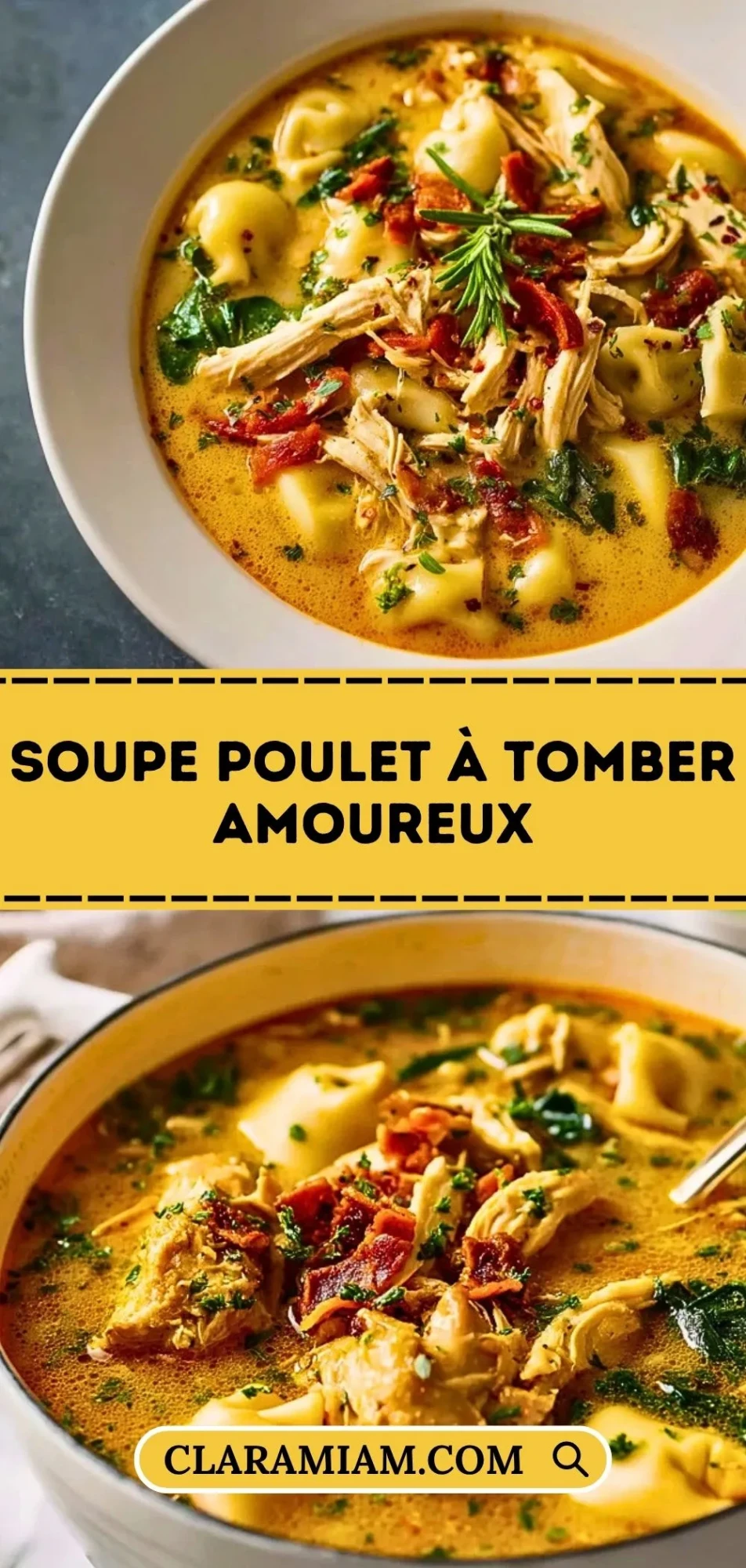 Soupe Poulet À Tomber Amoureux - Pin 1
